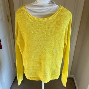 Yellow sweater NWT